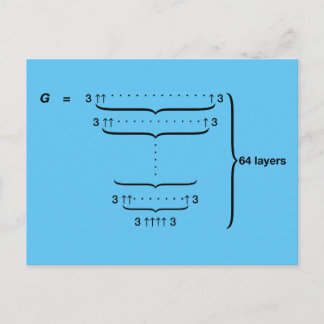 "GRAHAM'S NUMMER" POSTKARTE