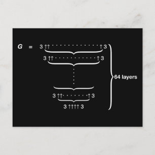 "GRAHAM'S NUMMER" POSTKARTE