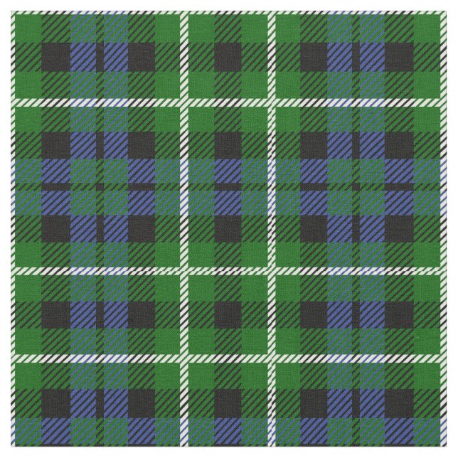 Grahamtartan-Druck Stoff (Nahaufnahme)