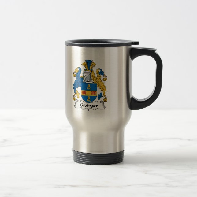 Grainger Familienwappen Reisebecher (Rechts)