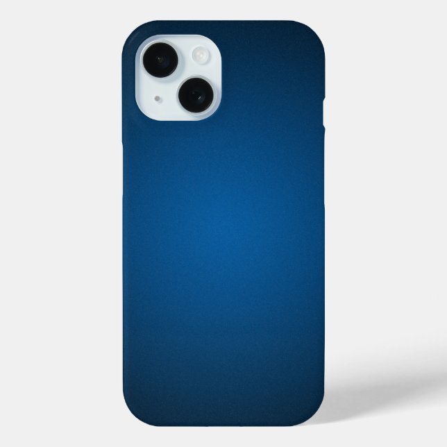 Grainy Blue-Black Vignette Case-Mate iPhone Hülle (Rückseite)