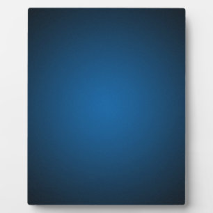 Grainy Blue-Black Vignette Fotoplatte