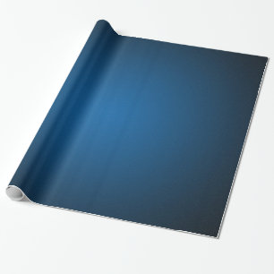 Grainy Blue-Black Vignette Geschenkpapier