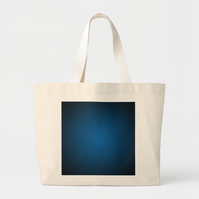 Grainy Blue-Black Vignette Jumbo Stoffbeutel (Vorne)