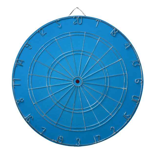 Grainy Bright Blue Background Dartscheibe (vorne)