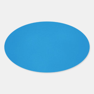 Grainy Bright Blue Background Ovaler Aufkleber