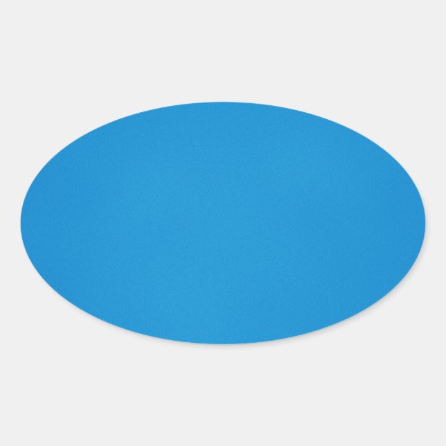 Grainy Bright Blue Background Ovaler Aufkleber (Vorderseite)