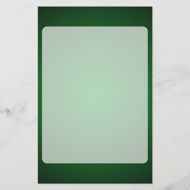 Grainy Green-Black Vignette Briefpapier (Vorderseite)