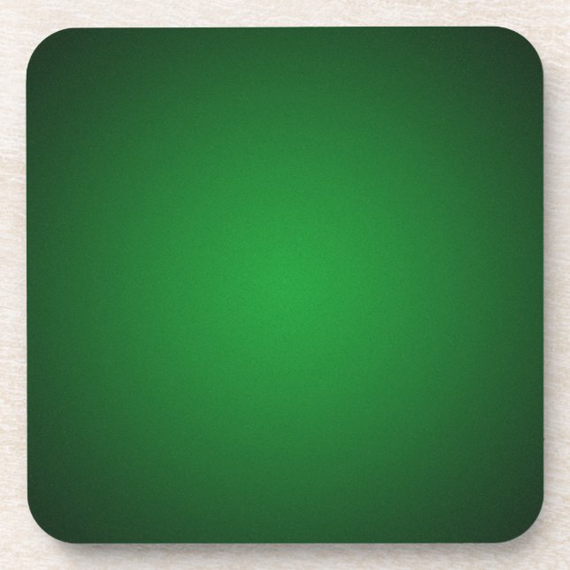 Grainy Green-Black Vignette Getränkeuntersetzer (Vorderseite)