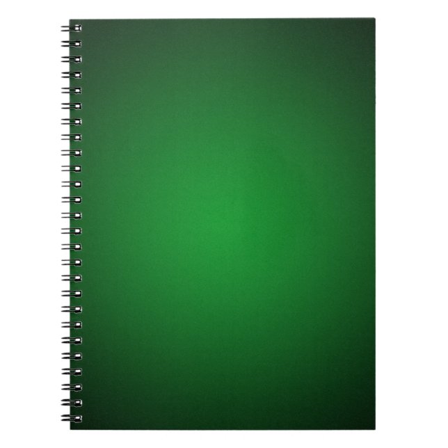 Grainy Green-Black Vignette Notizblock (Vorderseite)