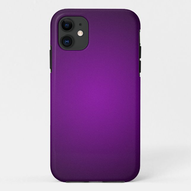 Grainy Lila-Black Vignette Case-Mate iPhone Hülle (Rückseite)