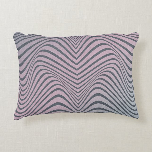 Grainy psychedelic background. Zebra stripe patter Dekokissen (Vorderseite)