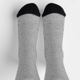 Grainy Schlicht Grau Color Design Socken