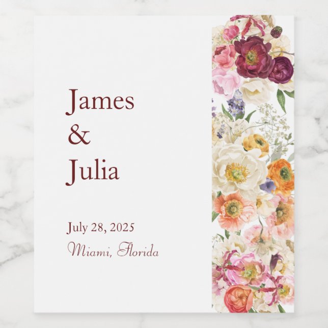 GRAKEFUL Blogs Weinetikett (Einzelnes Label)