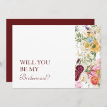GRAKEFUL Blogs werden Sie meine Bridesmaid Card se