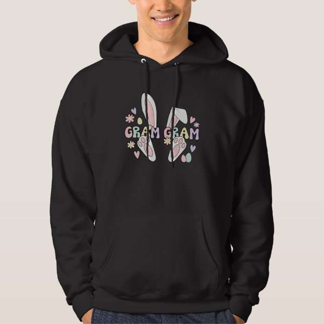 Gram Gram Grandma Easter Bunny Gram Gram Grandma E Hoodie (Vorderseite)