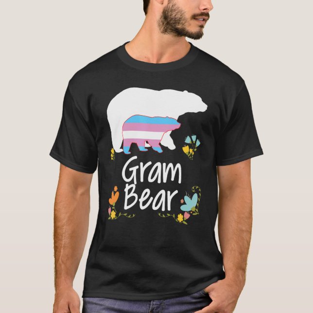 Gram Lgbt Bear Transgender Rainbow Lgbt Lesbia T-Shirt (Vorderseite)