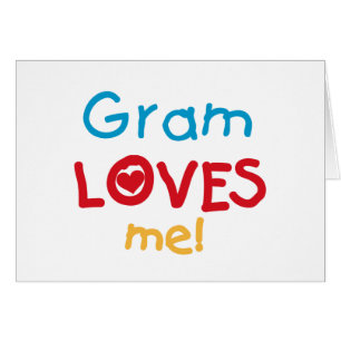 Gram Lieben Me T - Shirt und Geschenke