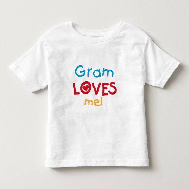 Gram Lieben Me T - Shirt und Geschenke (Vorderseite)