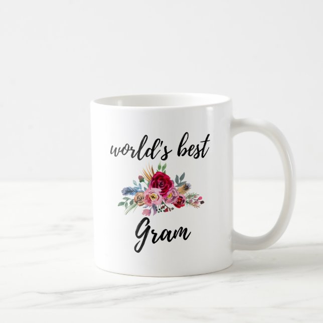 Gram Oma Großmutter-Geschenk Idee Kaffeetasse (Rechts)