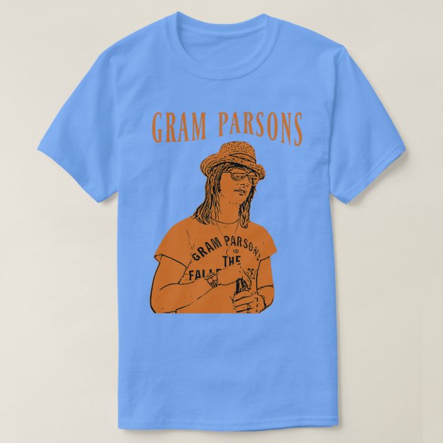 Gram Parsons Retro T-Shirt (Design vorne)