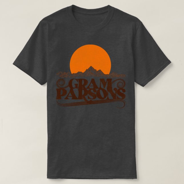 Gram Parsons Rising Sun T-Shirt (Design vorne)