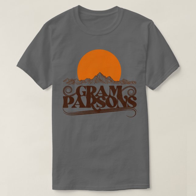 Gram Parsons Rising Sun T-Shirt (Design vorne)