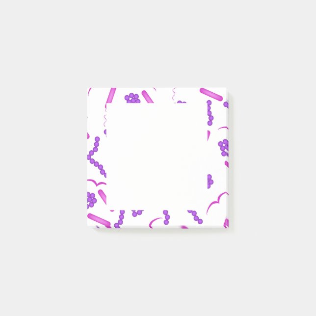 Gram Stain Post-it Klebezettel (Vorderseite)