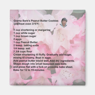 Grama Barb's Peanut Butter Cookies Magnet