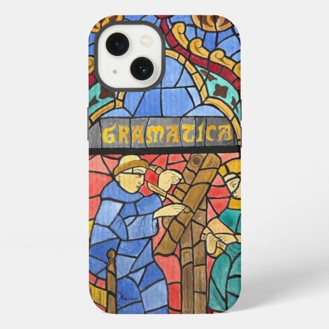 Gramatica-Buntglasfenster-iPhone / iPad-Hülle iPhone Hülle (Rückseite)