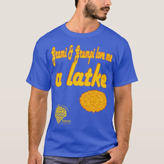 Grami & Grumpi Love Me a Latke T-Shirt (Vorderseite)