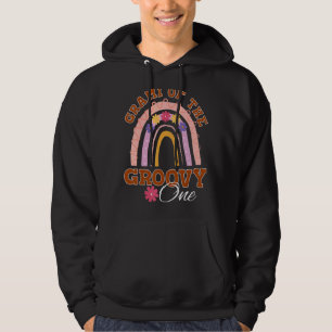 Grami of Groovy Ein Niedlicher Regenbogen 1. Gebur Hoodie