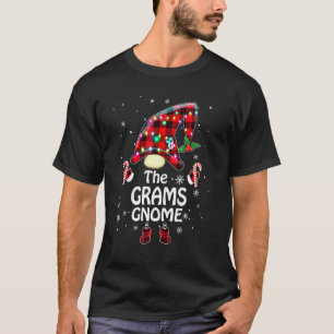 Gramm Gnom Büffel Kariert passende Familie Weihnac T-Shirt