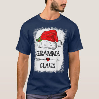 Gramma Claus Christmas Light Pajama Family Matchin T-Shirt
