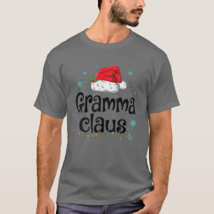 Gramma Claus Christmas Pajama Familie Matching Xma T-Shirt