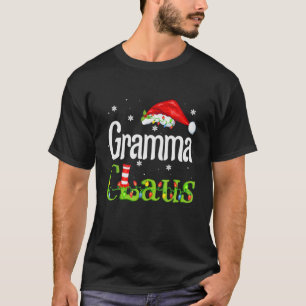 Gramma Claus Santa Funny Christmas Pajama Matching T-Shirt