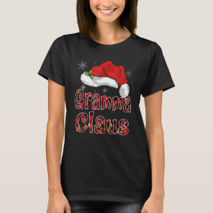 Gramma Claus Shirt Weihnachtsmannmütze Red Buffalo