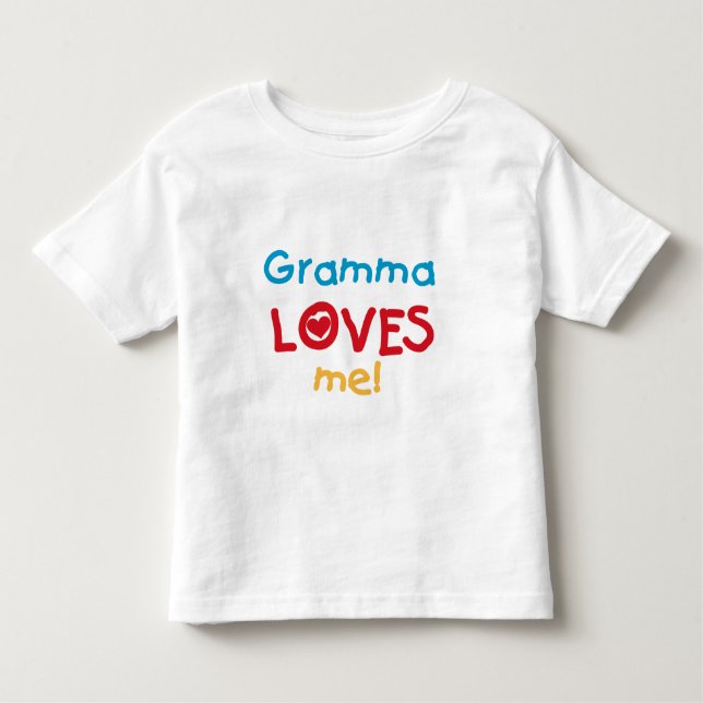 Gramma Lieben Me T - Shirt und Geschenke (Vorderseite)