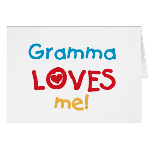 Gramma Lieben Me T - Shirt und Geschenke