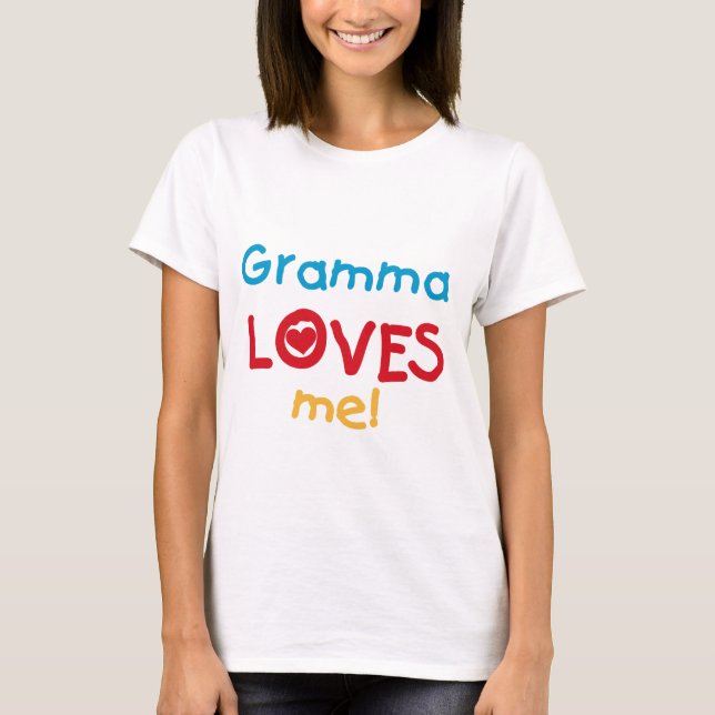 Gramma Lieben Me T - Shirt und Geschenke (Vorderseite)