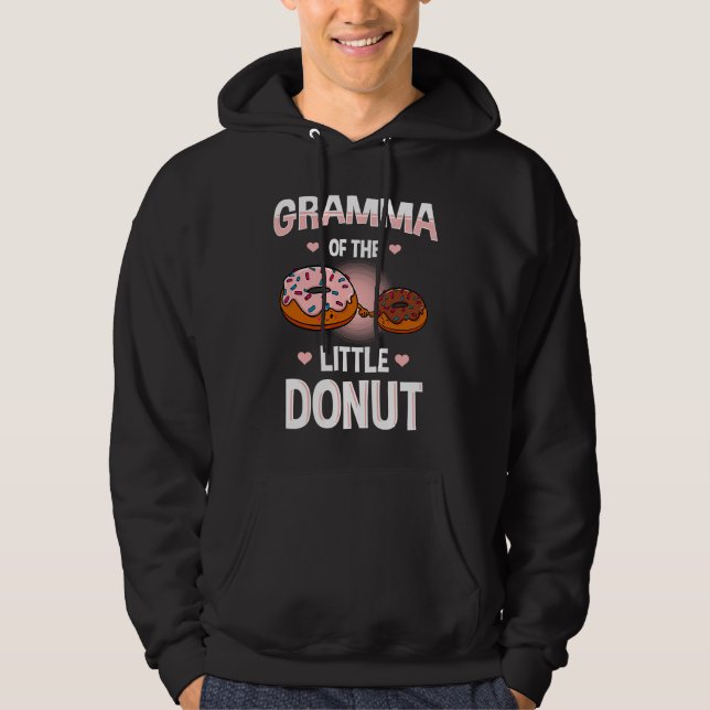 Gramma Of The Little Donut Gender Reveal Announcem Hoodie (Vorderseite)