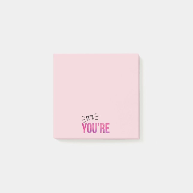 Grammar Karo Post-It-Notes Post-it Klebezettel (Vorderseite)