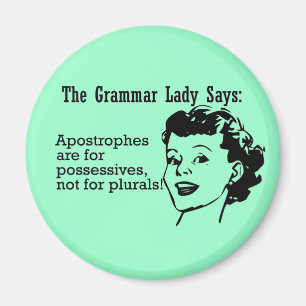 Grammar Lady Apostrophes Magnete