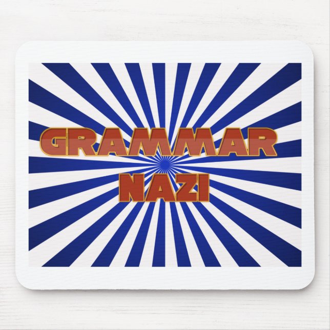 Grammar Nazi Mousepad (Vorne)