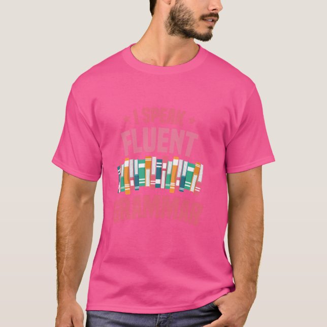 Grammar Police English Teacher T-Shirt (Vorderseite)