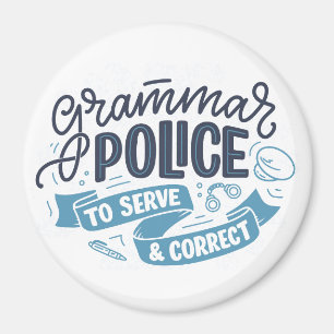 Grammar Police Magnet