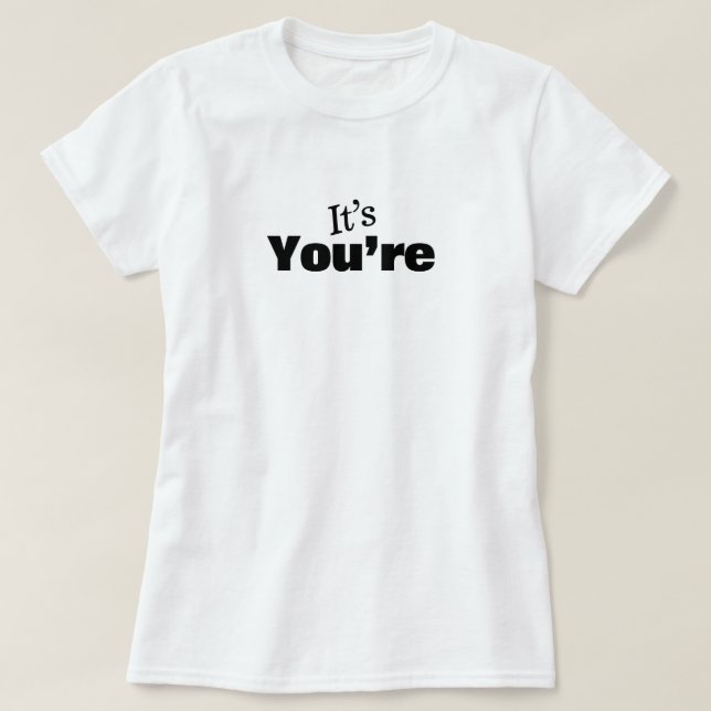 Grammar Police T - Shirt (Design vorne)