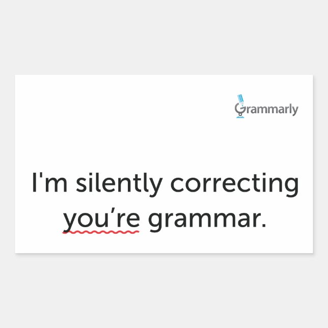 Grammar Stickers (Vorderseite)