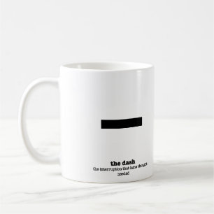 Grammatik-Becher-Dash-Satzzeichen-Gag-Geschenke Kaffeetasse
