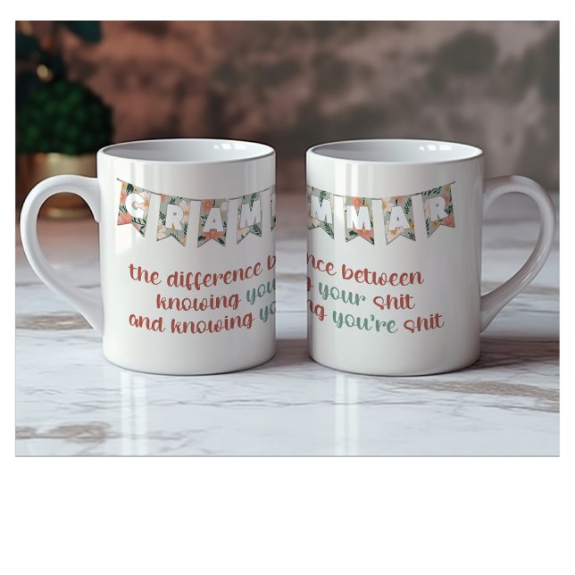 Grammatik: Der Unterschied zwischen Tasse (Von Creator hochgeladen)
